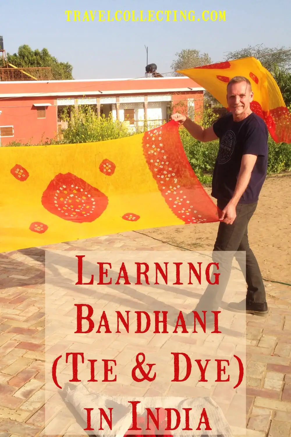 Learning Bandhani Tie and Dye India