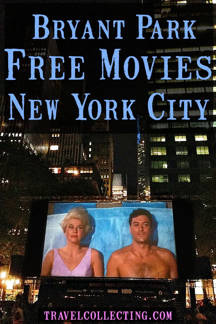 How to watch free movies in Bryant Park in New York City
