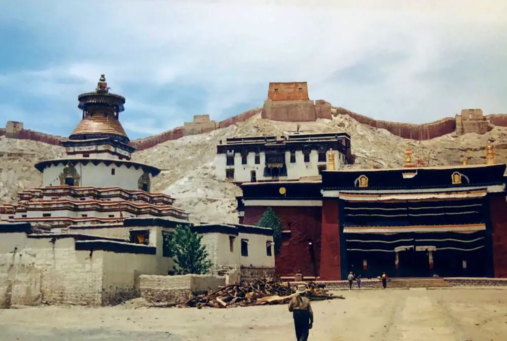 Gyantse monastery in Tibe