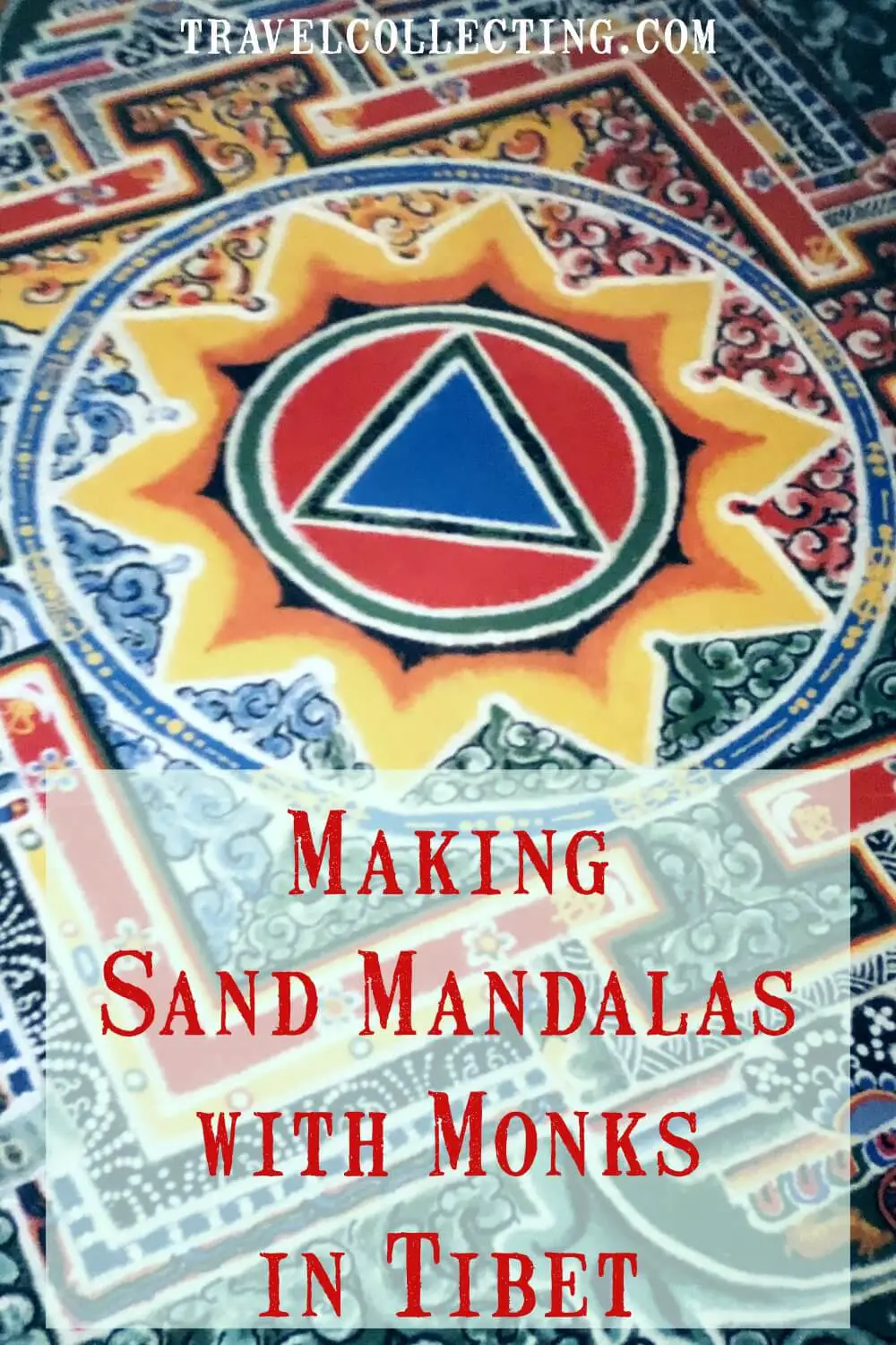 Making sand mandalas with Monks in Tibet