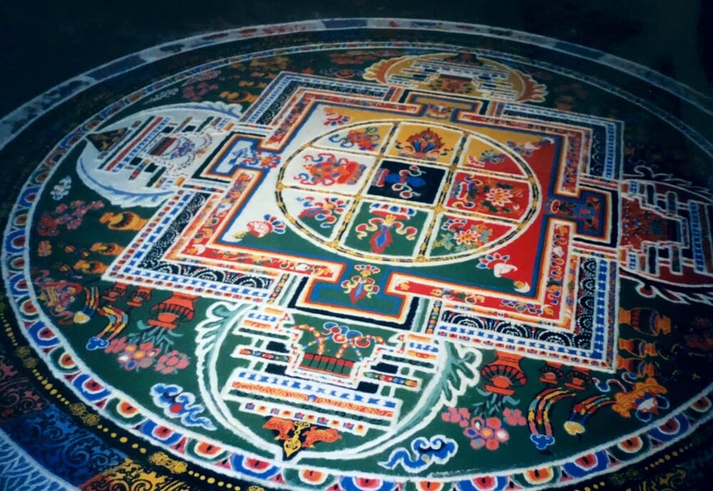 Sand mandala 2 in Tibet