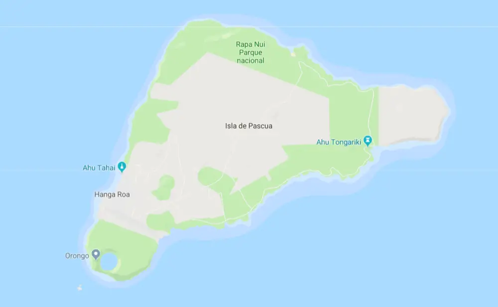 Rapa Nui map