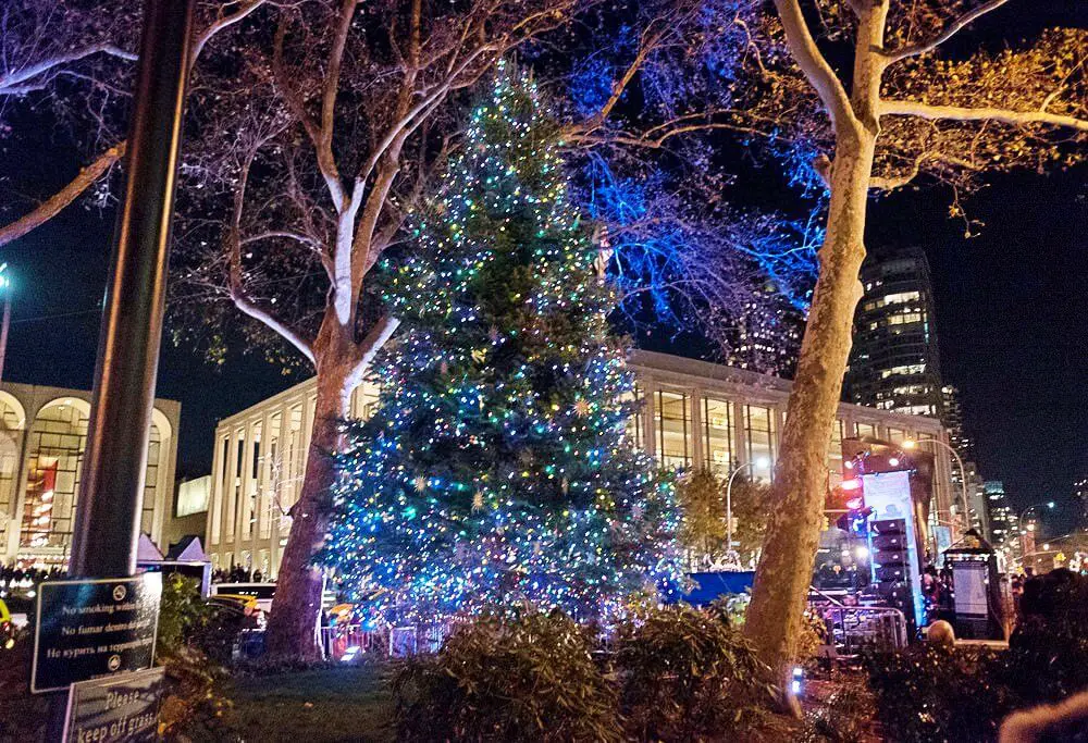 Lincoln Center NYC Christmas Tree