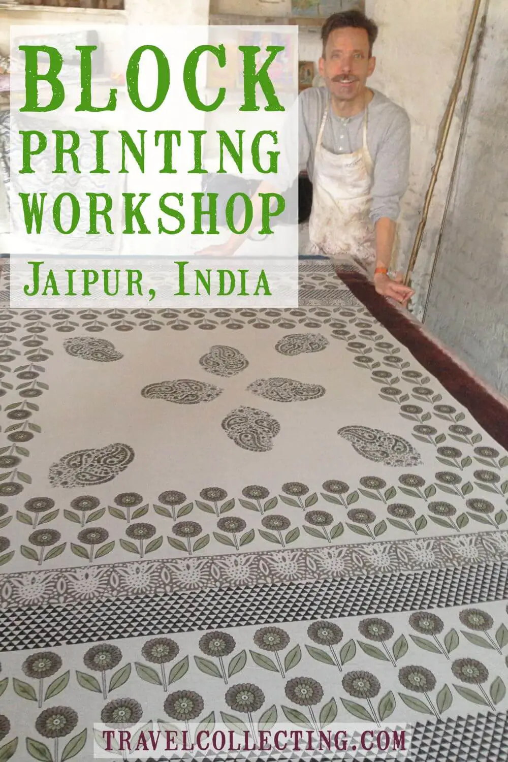 jaipur Block printing workshop pinterest
