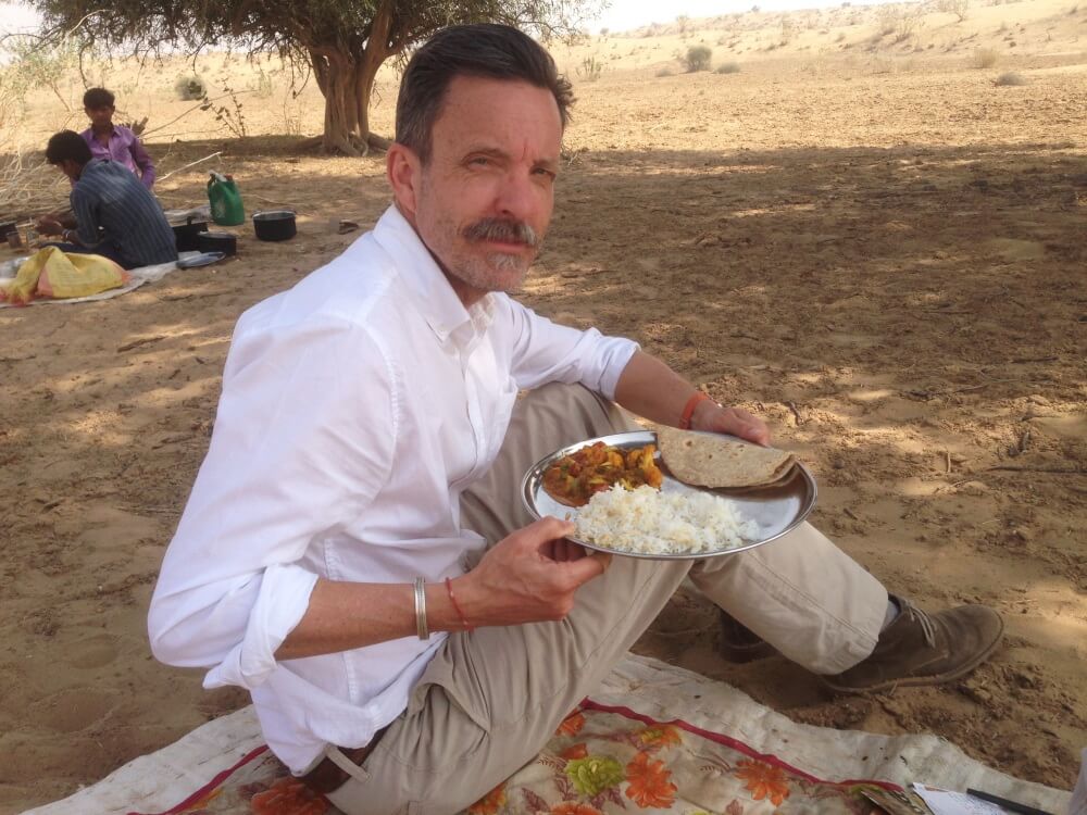 lunch on camel safari