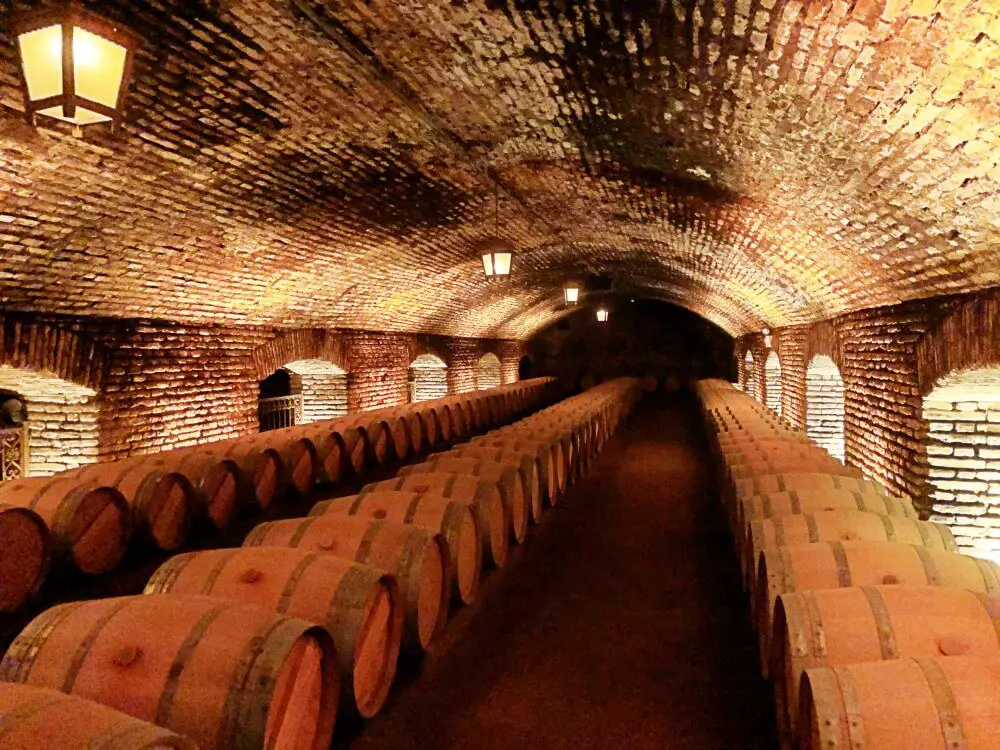Concha y Toro wine tour Maipo Valley old storage room