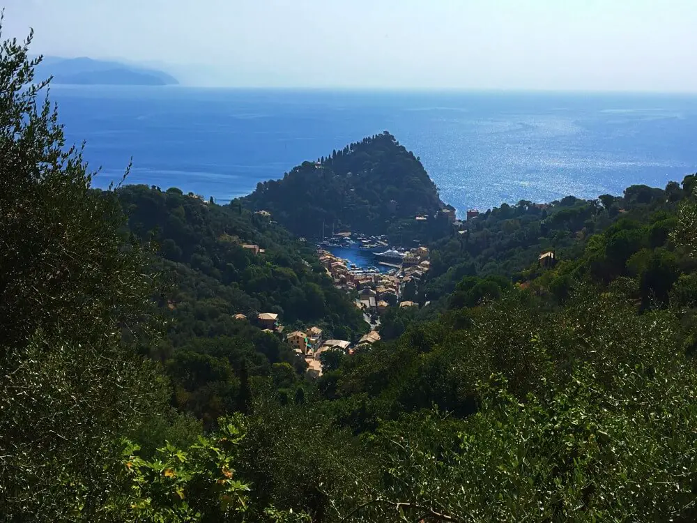 Portofino from hike to san fruttuoso