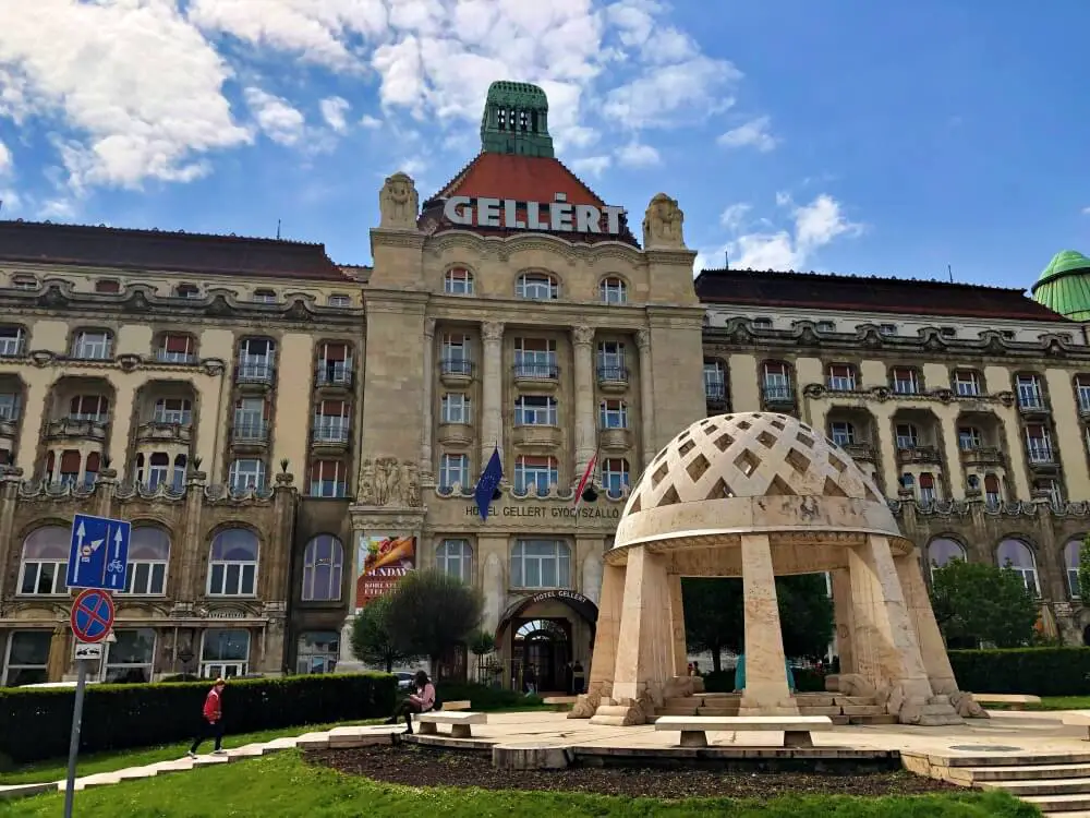 Gellert Hotel Budapest spa front
