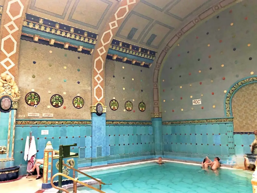 thermal pools Budapest_Gellert Thermal Baths Budapest 40C