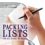 Packing Lists header