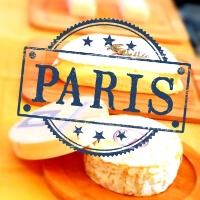 Paris cheese and wine