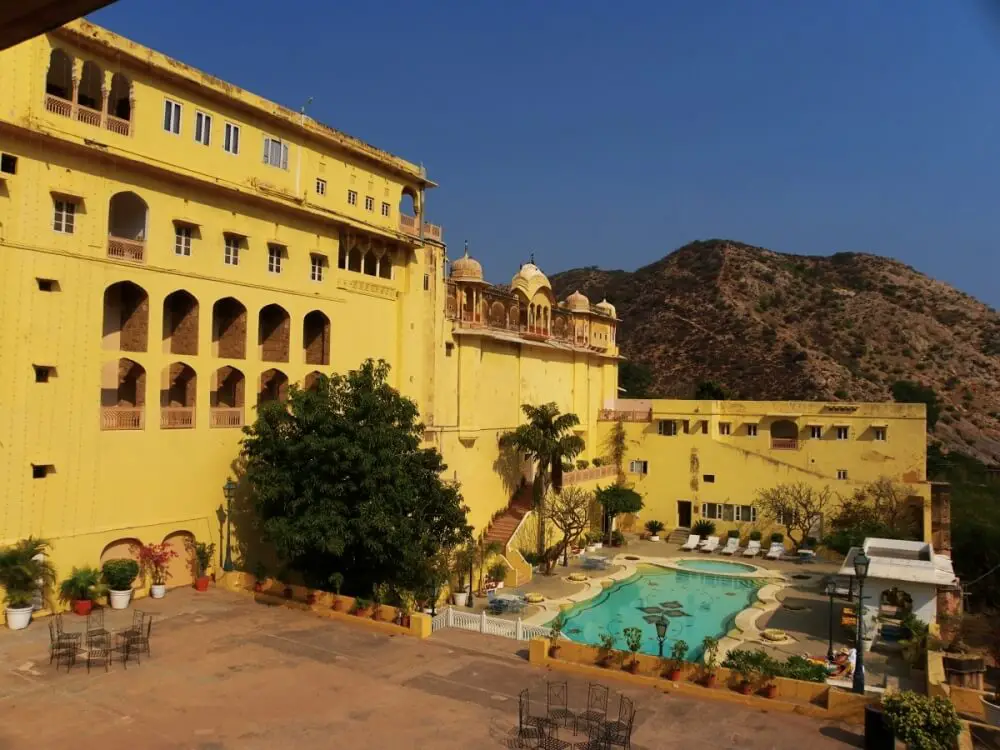 Samode Palace hotel with pool
