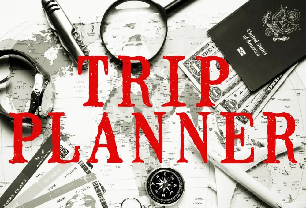 Trip Planner header