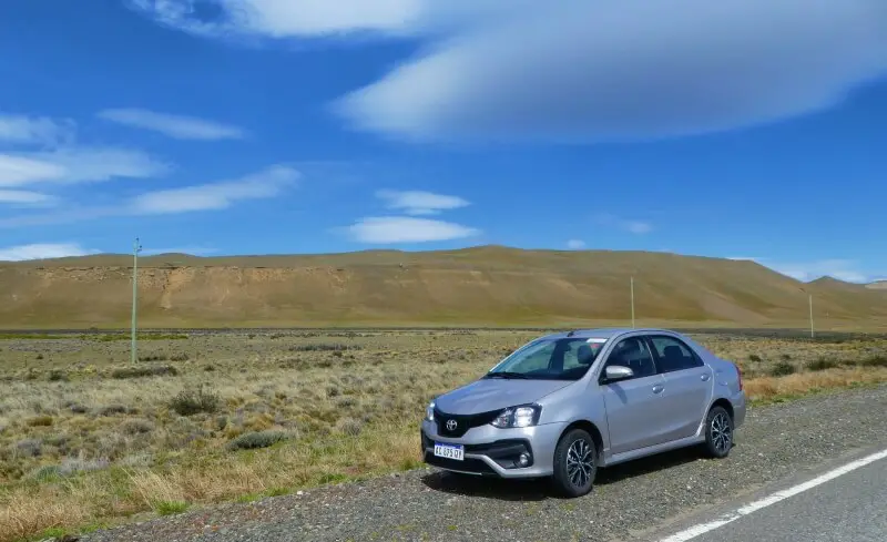 rental car in Patagonia