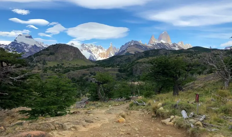 1-2 km path to Laguna Torre