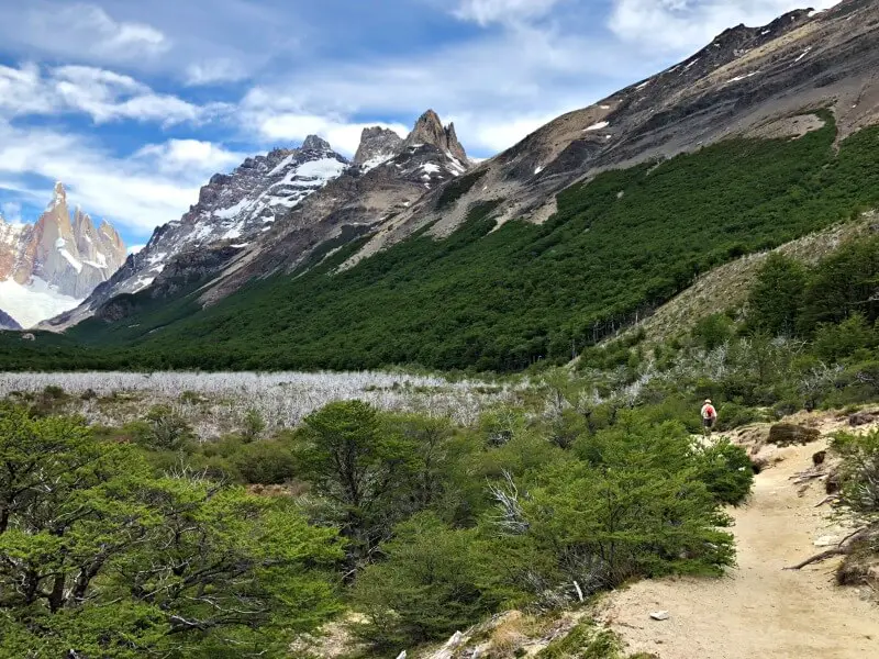 5-6 km laguna torre trail