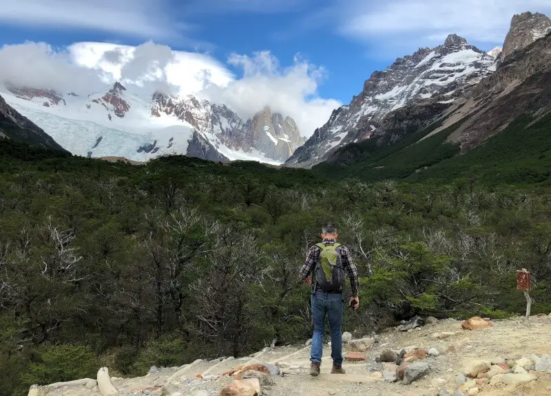 7-8 km laguna torre trail