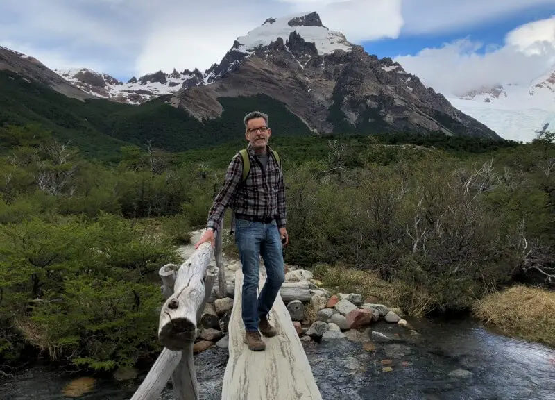 7-8 km crossing a bridge