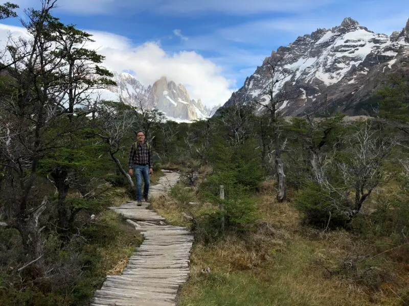 8-9 km laguna torre trail