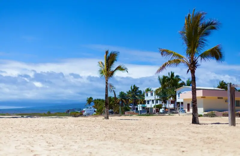 Enjoy the beach at Puerto Villamil Isabela Island on Galapagos land based trip