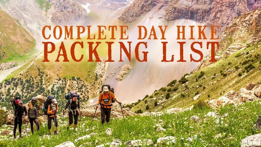 multi day hike packing list