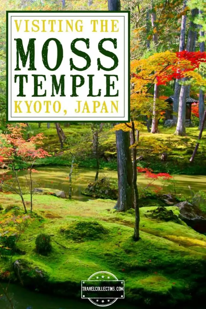 Visiting moss temple kyoto