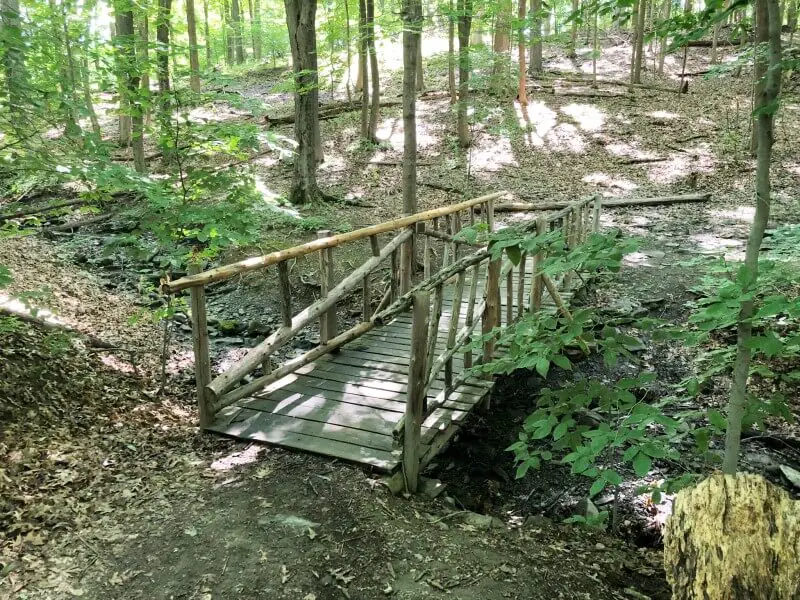 Poets Walk, NY 28 second wooden bridge on poets walk trail