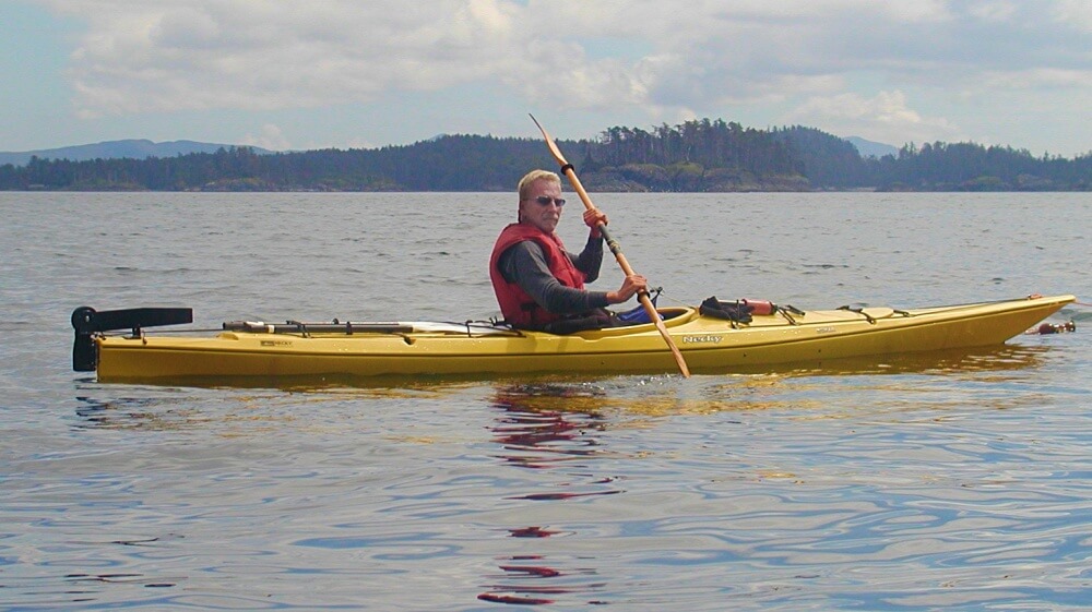 James kayaking haida gwaii