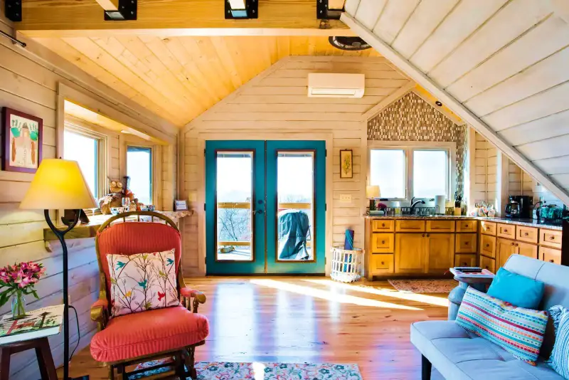 Fairytale, custom built treehouse airbnb near Asheville NC in Blue Ridge Mountains